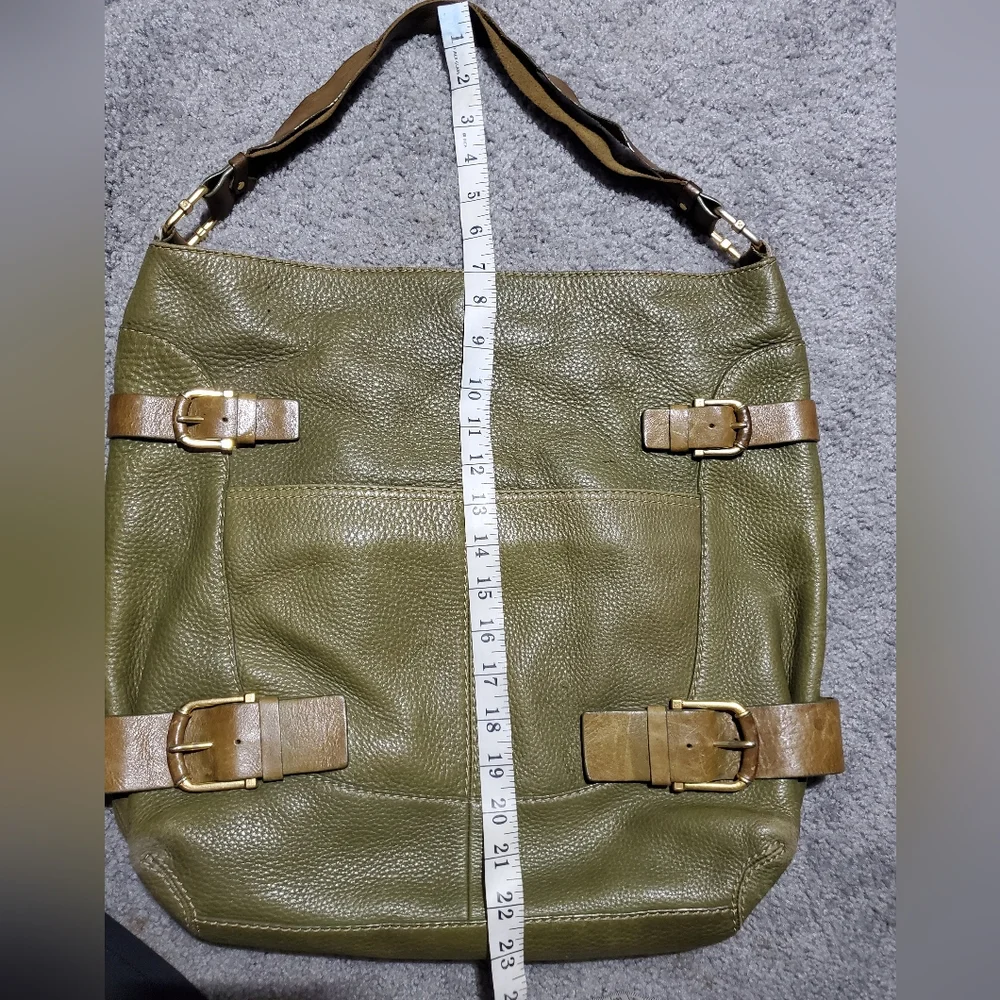 Michael Kors Green Leather Tote